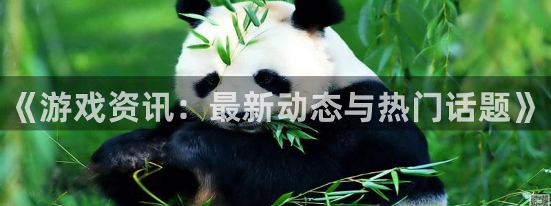 星欧娱乐官方平台：《游戏资讯：最新动态与热门话题》