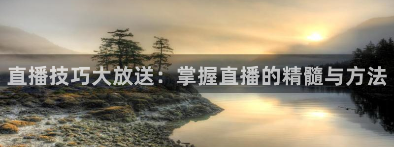 so米体育直播官网：直播技巧大放送：掌握直播的精髓与方法
